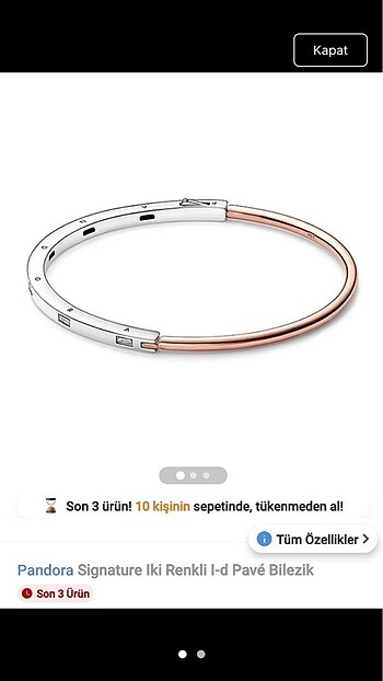 Sıfır orjinal pandora