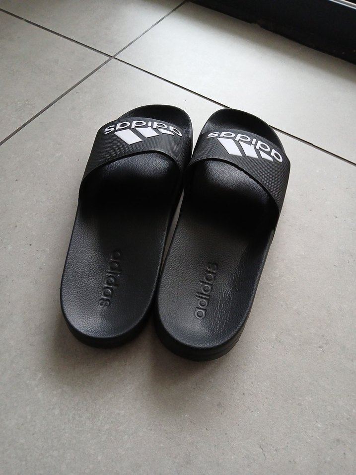 Adidas Erkek Siyah Spor Terlik - Görsel 5