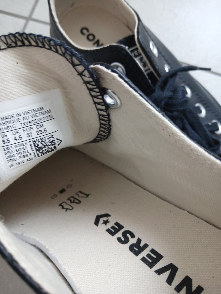 Converse Platform Siyah Deri - Görsel 5