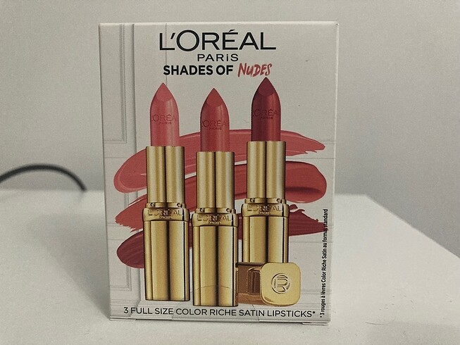 Beden loreal shades of nudes ruj seti