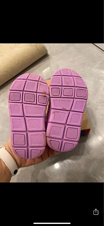20 Beden pembe Renk KIZ BEBEK AYAKKABI
