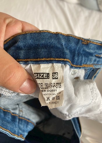 Diğer Kadın Mavi Denim Normal Kesim Jean