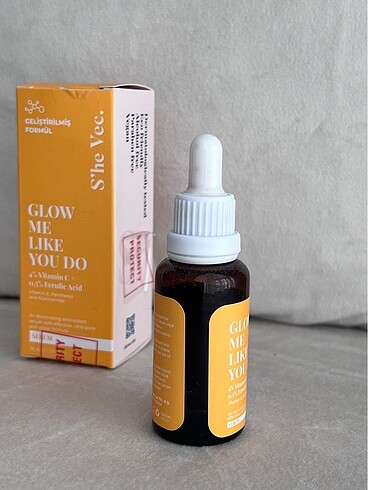 Diğer She Vec Serum Glow Me Like You Do C Vitamin 30 ml