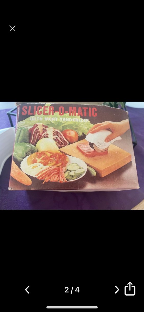 Sebze , hamur kesici . İki ayrı kesme aparatı var - Görsel 2