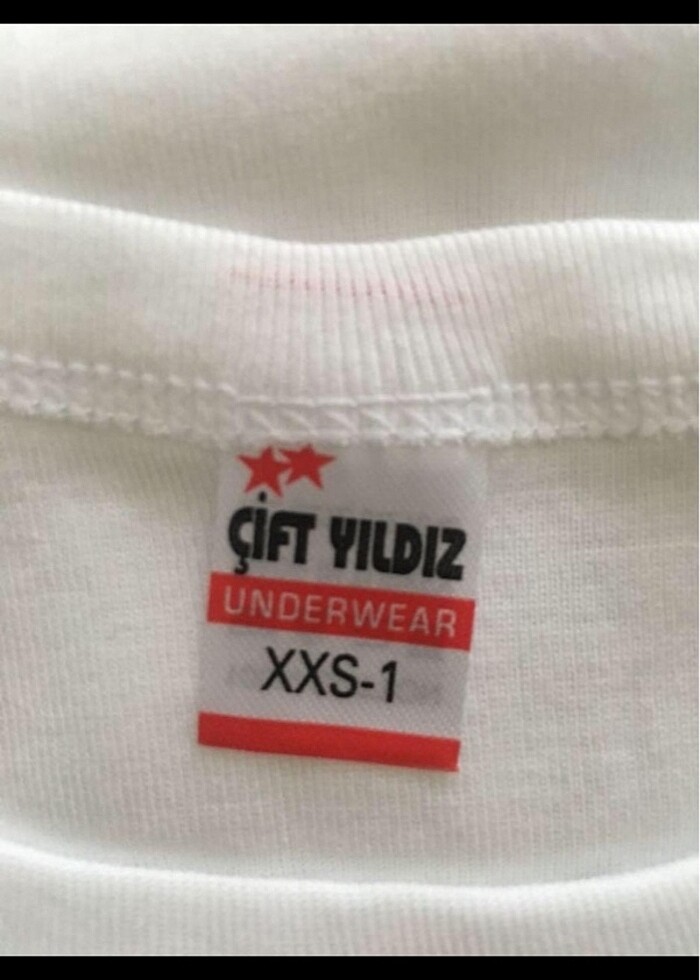 Çift yıldız ribana atlet - Görsel 2