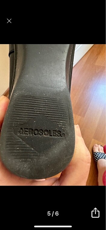 Aeresoles siyah 38 - Görsel 5