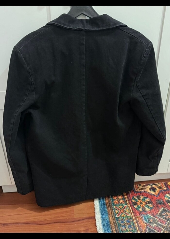 Touche prive antrasit denim ceket - Görsel 5