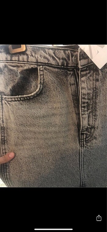 Zara denim etek - Görsel 5