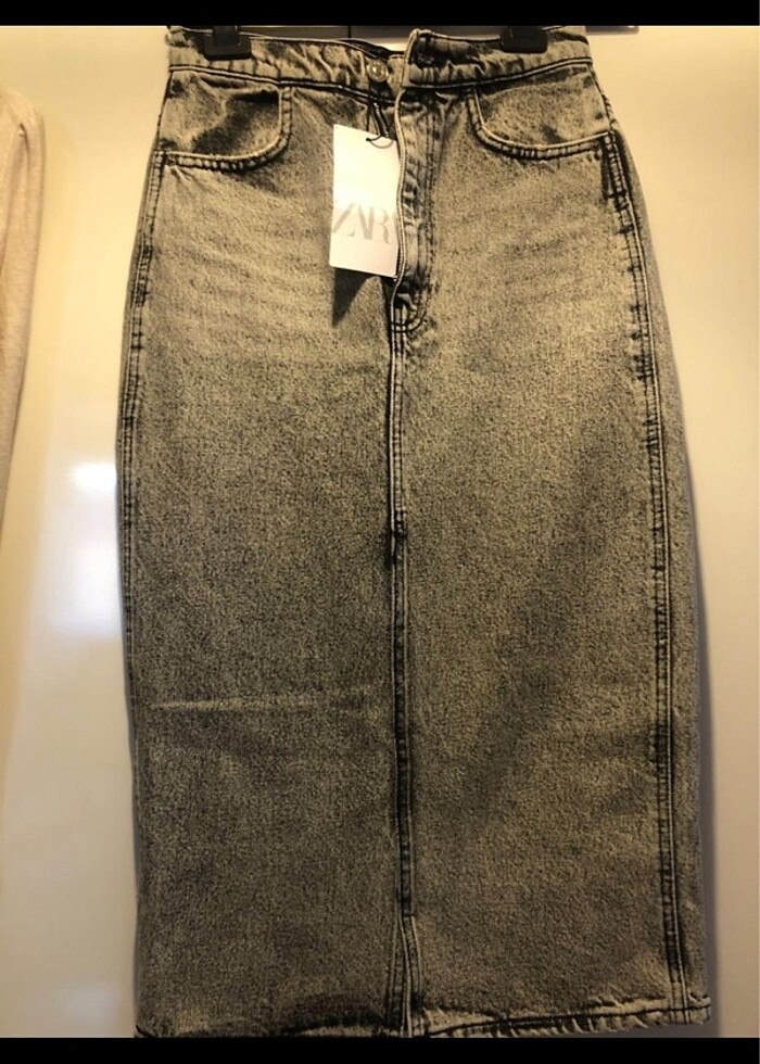 Zara denim etek - Görsel 3