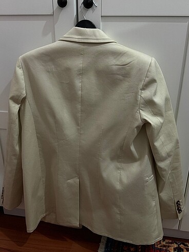 Network taş rengi kruvaze blazer ceket - Görsel 9