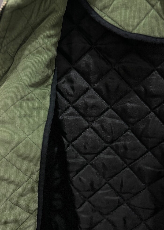 Twist kalın kapitone ceket - Görsel 4