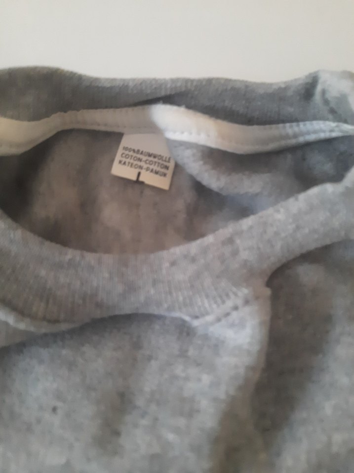 Gri Baskılı Bel Detaylı Sokak Stili swit - Görsel 4