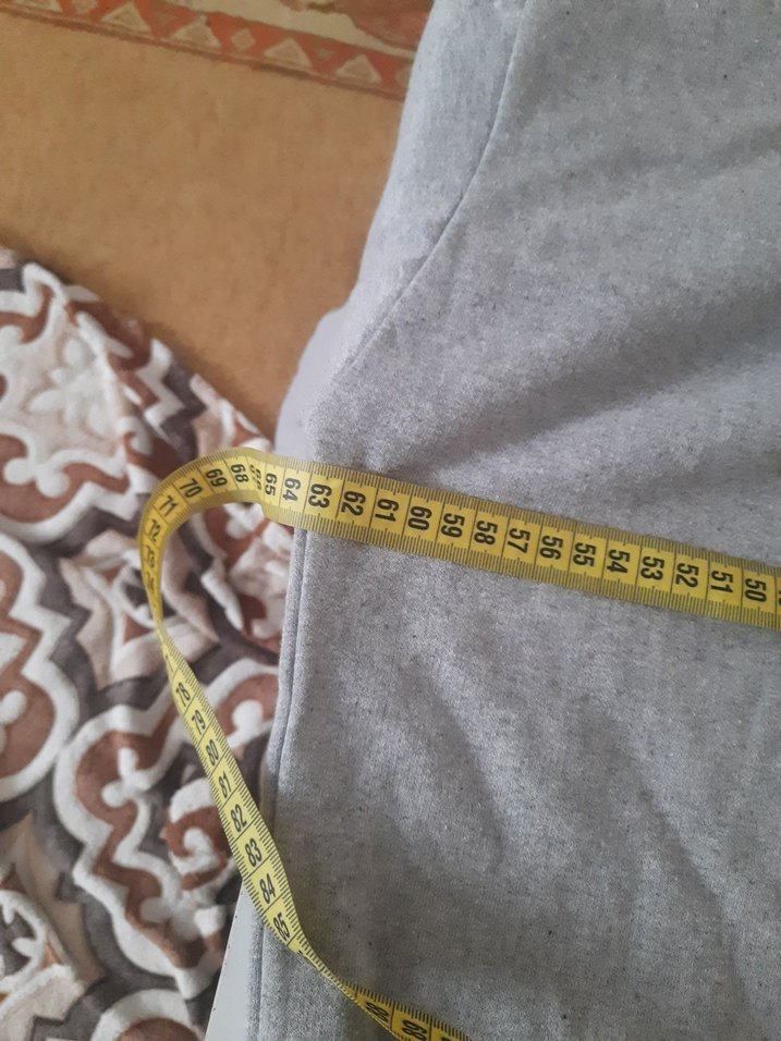 Gri Baskılı Bel Detaylı Sokak Stili swit - Görsel 3