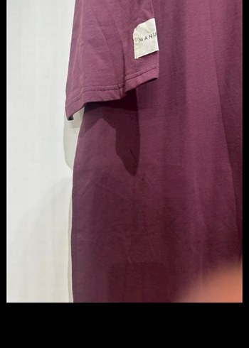 manuka bordo Uzun Kollu Kuşaklı Kadın Elbise - Görsel 4