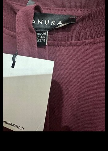 manuka bordo Uzun Kollu Kuşaklı Kadın Elbise - Görsel 3