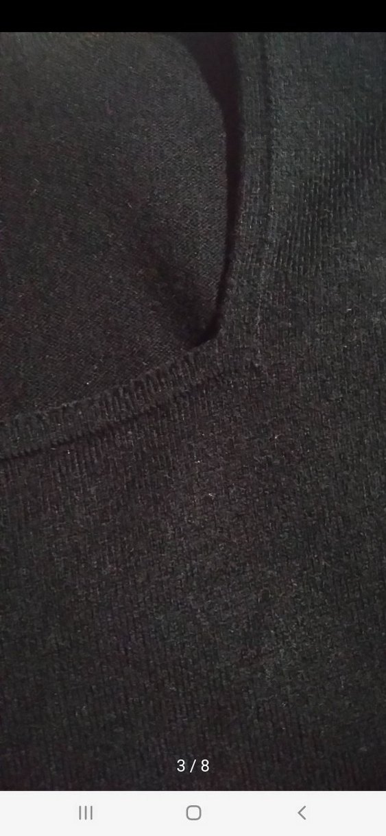 Siyah Uzun Kollu Kadın Triko Elbise - Görsel 3