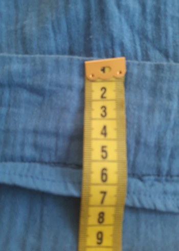 Lcwakiki mavi Keten Uzun Düğmeli Elbise - Görsel 12