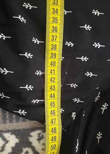 Lcwakiki Uzun Kollu Siyah Puantiyeli Uzun Elbise - Görsel 11