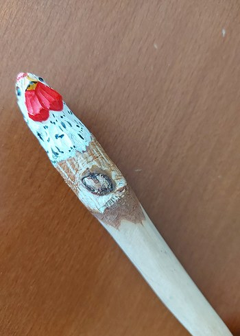 Tavuk Figürlü Beyaz Kalem - Görsel 3