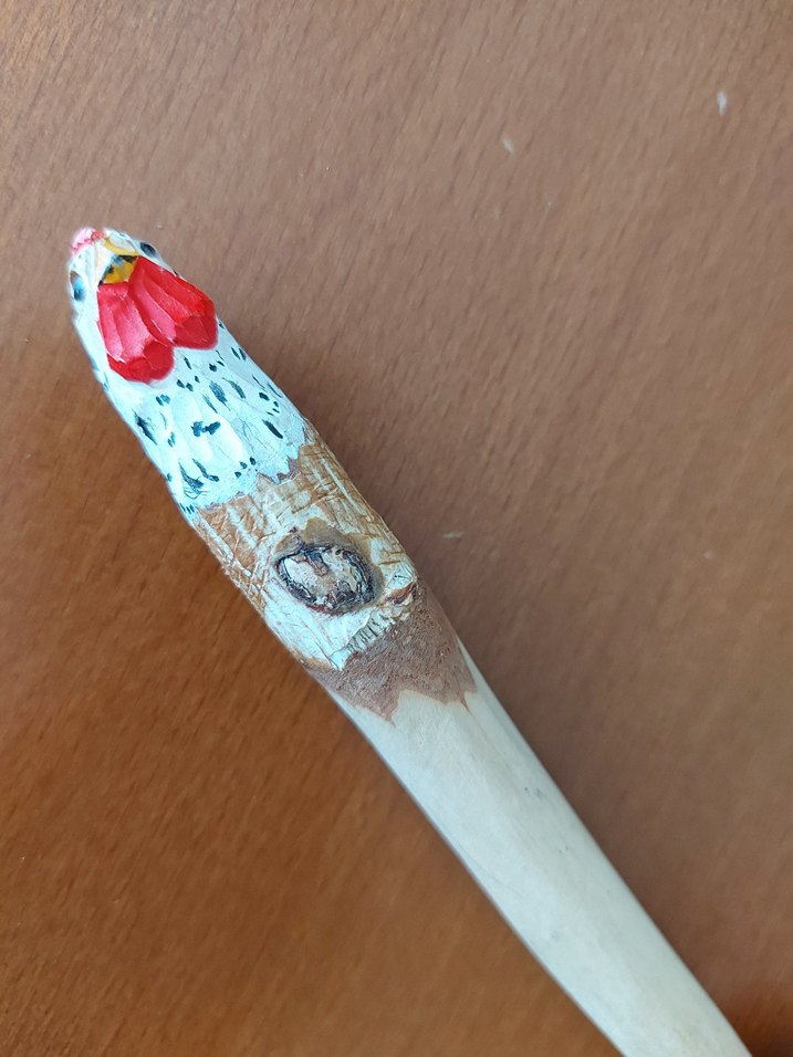 Tavuk Figürlü Beyaz Kalem - Görsel 3