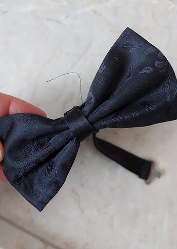 Sarar Klasik Siyah Bağlamalı Erkek Papyon - Görsel 2