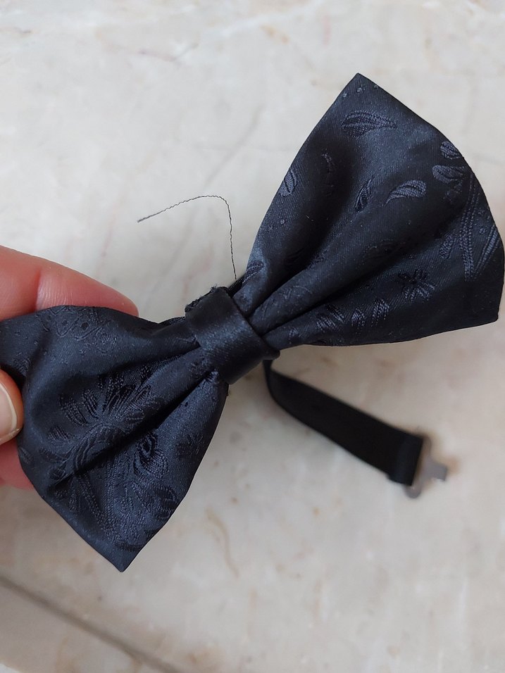 Sarar Klasik Siyah Bağlamalı Erkek Papyon - Görsel 2