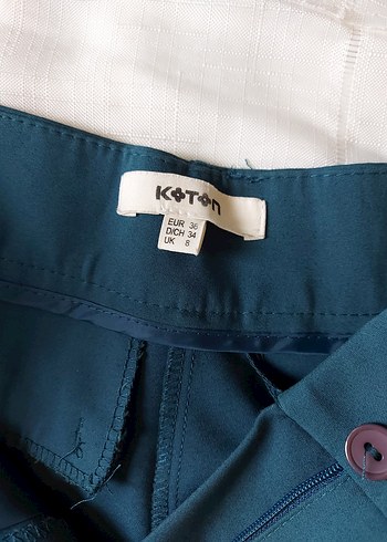 koton pamuklu kumaş pantolon - Görsel 2