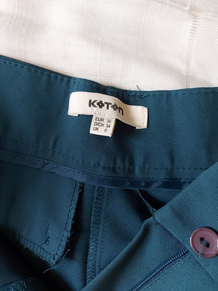 koton pamuklu kumaş pantolon - Görsel 2