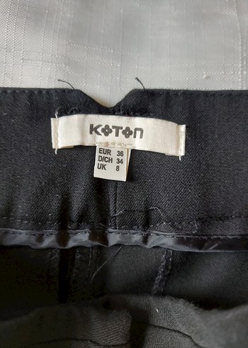 Siyah Kadın Kumaş Pantolon - Görsel 3