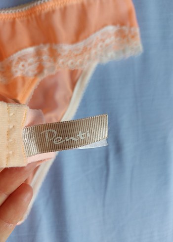 m Beden Turuncu Bohem Minimalist Sütyen Takımı
