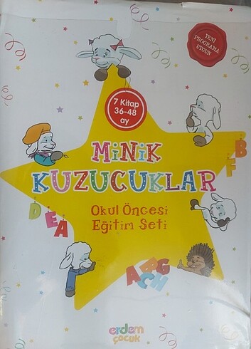 Minik kuzucuklar okul öncesi eğitim seti