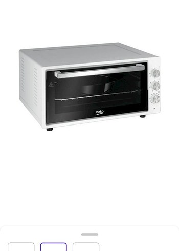 Beko Beyaz 40 lt set üstü Mini Fırın