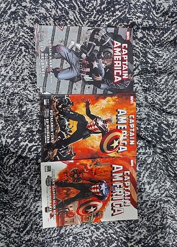 Captain america Kaptan amerika'nın ölümü cilt 1 2 3 çizgi roman 