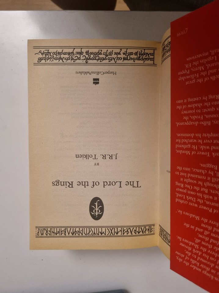 The Lord of the Rings - J.R.R. Tolkien one volume edition - Görsel 4