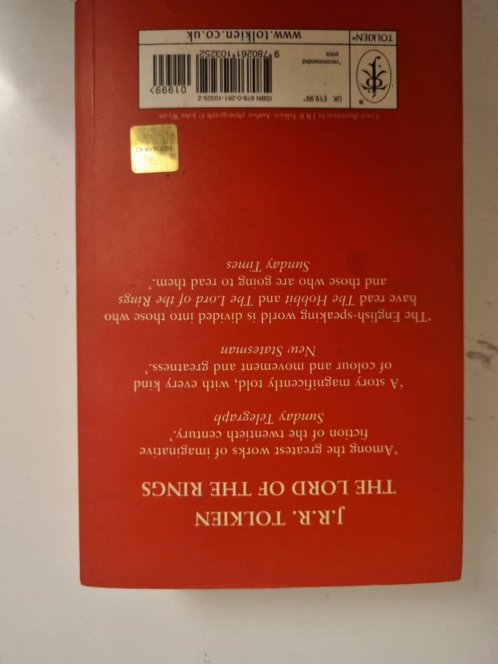 The Lord of the Rings - J.R.R. Tolkien one volume edition - Görsel 3