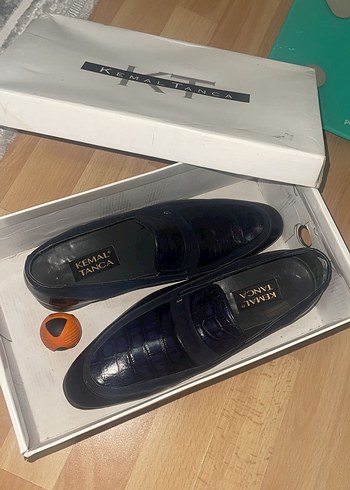 Kemal Tanca Siyah Yılan Desenli Erkek Klasik Ayakkabı - Görsel 2