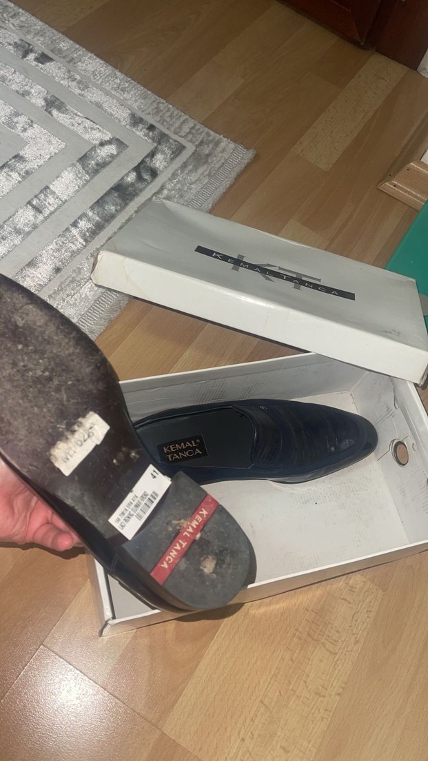 Kemal Tanca Siyah Yılan Desenli Erkek Klasik Ayakkabı - Görsel 3