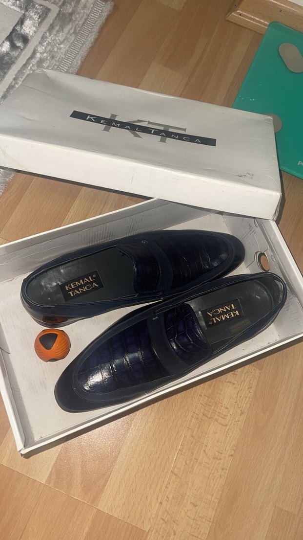 Kemal Tanca Siyah Yılan Desenli Erkek Klasik Ayakkabı - Görsel 2