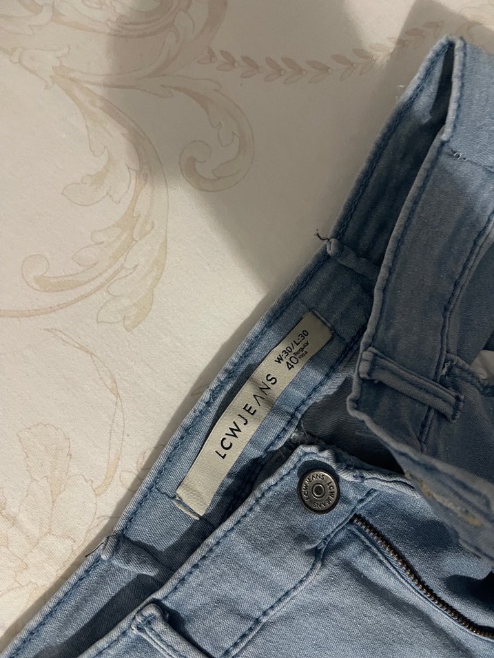 Gri Kadın Denim Pantolon Normcore Kesim - Görsel 2