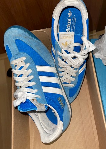 Adidas Mavi Bağcıklı Kadın Spor Ayakkabı - Görsel 2