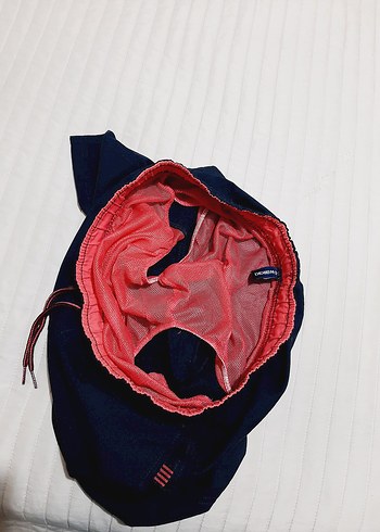 Erkek Mavi Mini Rahat Kesim deniz Şortu - Görsel 5