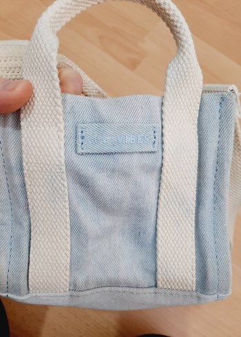 Pastel Mavi Denim Çanta Zara - Görsel 2