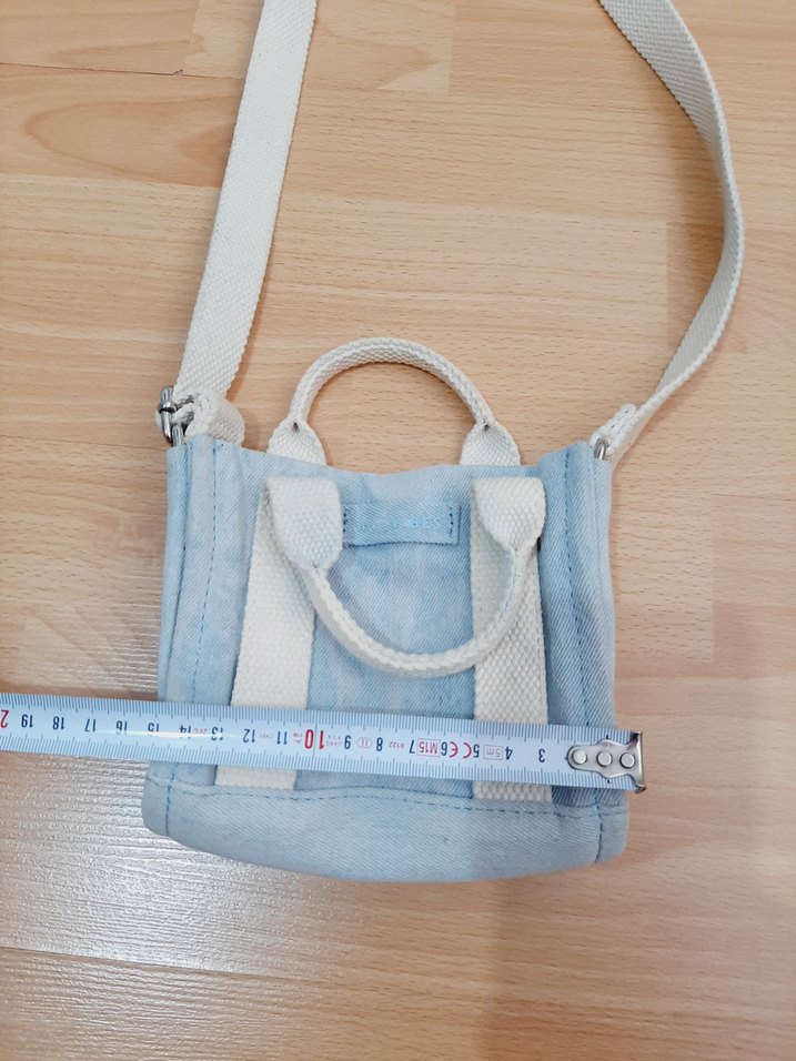 Pastel Mavi Denim Çanta Zara - Görsel 5