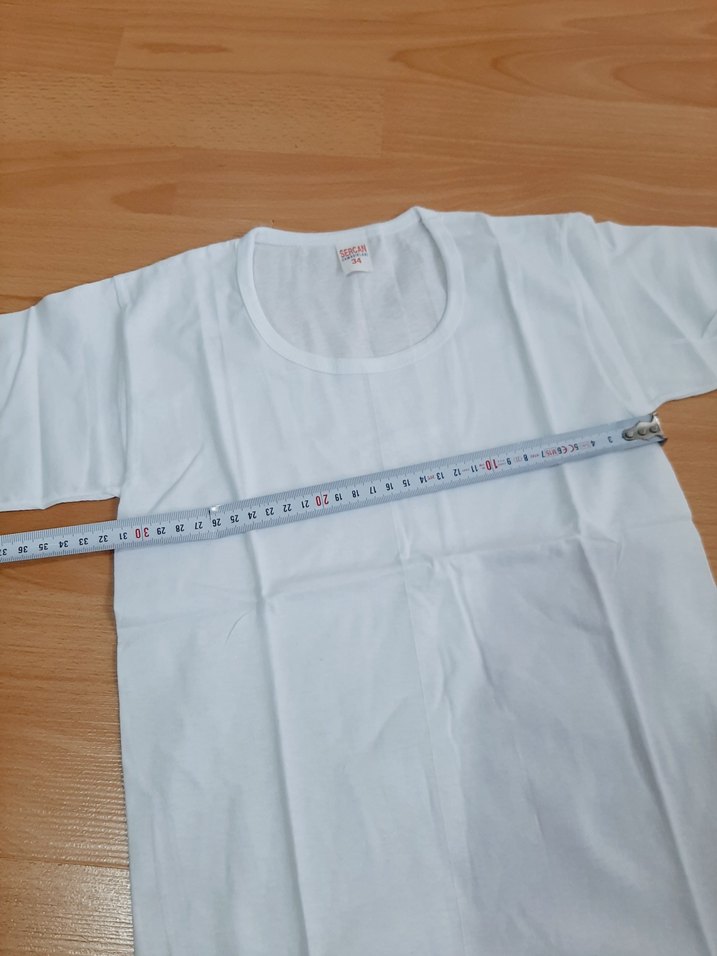 Beyaz 2 tane Çocuk Atlet faniler tişört - Görsel 4