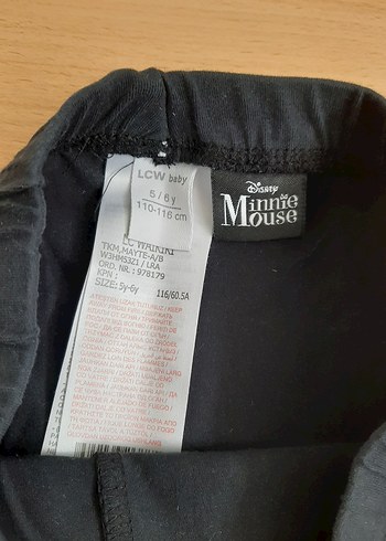 Siyah Kız Çocuk penye Tayt Lcwaykiki - Görsel 3