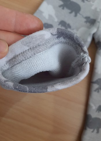 Gri Fil Desenli bebek Tayt H&M - Görsel 2