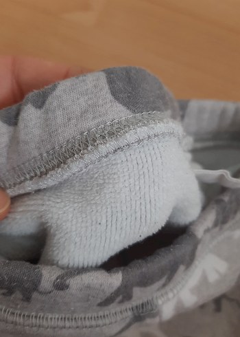 Gri Fil Desenli bebek Tayt H&M - Görsel 4