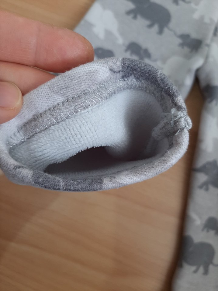 Gri Fil Desenli bebek Tayt H&M - Görsel 2