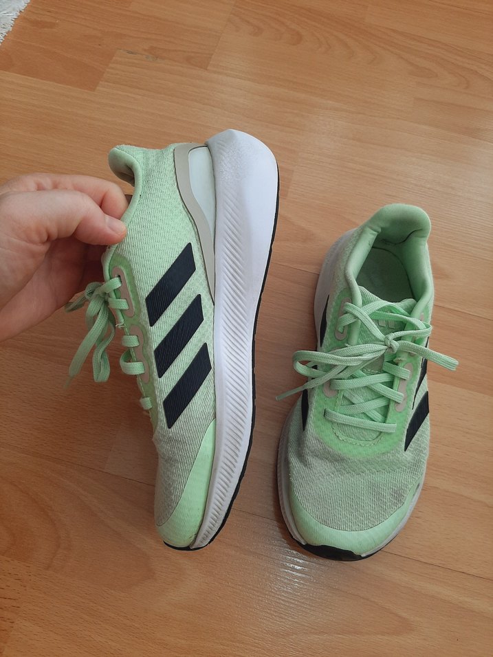 Adidas orjinal Açık Yeşil Bağcıklı Spor Ayakkabı - Görsel 2