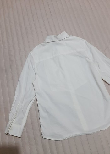 Beyaz kız Çocuk Uzun Kollu Gömlek H&M - Görsel 6
